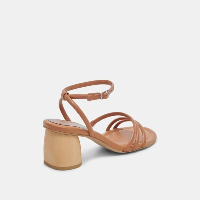 Dolce Vita Mikael Heels Tan Leather Women Heels