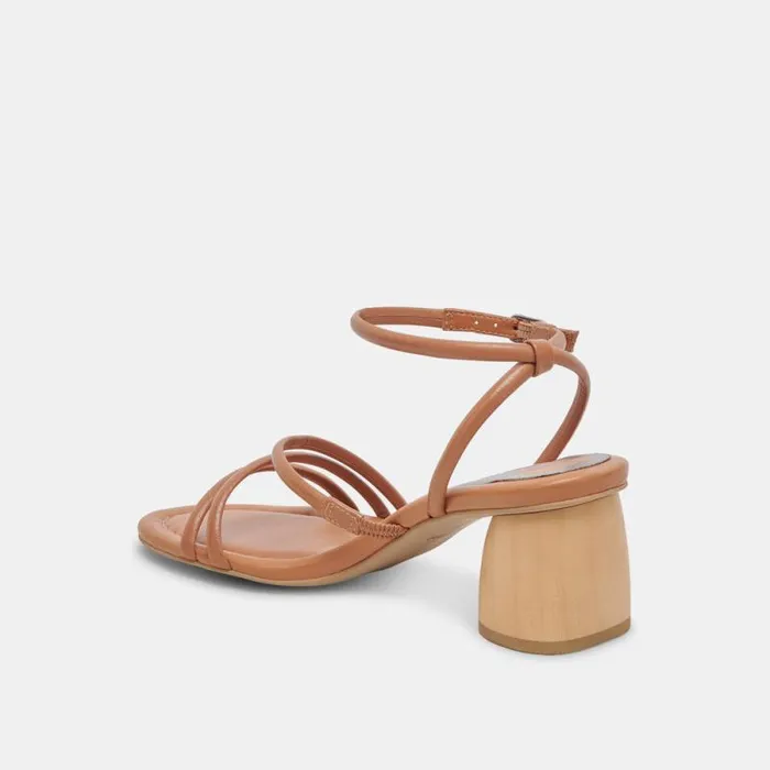 Dolce Vita Mikael Heels Tan Leather Women Heels