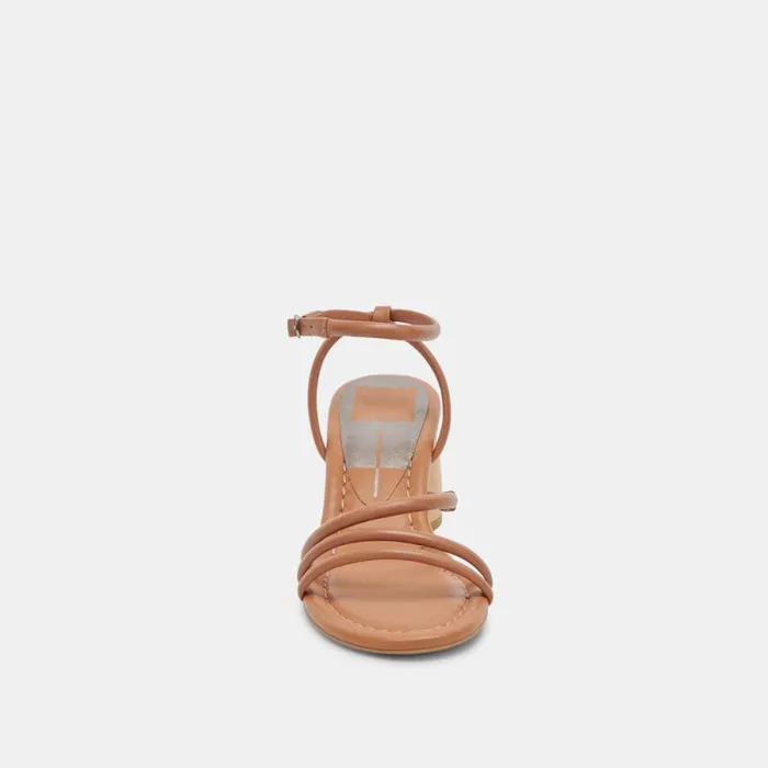 Dolce Vita Mikael Heels Tan Leather Women Heels