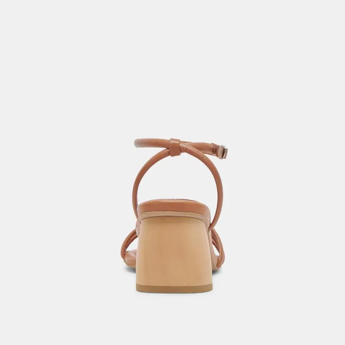 Dolce Vita Mikael Heels Tan Leather Women Heels