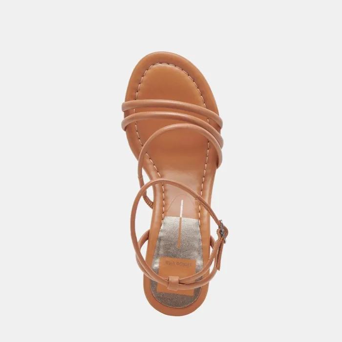 Dolce Vita Mikael Heels Tan Leather Women Heels
