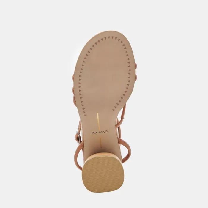 Dolce Vita Mikael Heels Tan Leather Women Heels