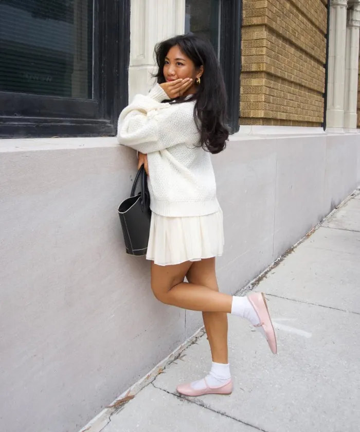Dolce Vita Reyes Ballet Flats Pink Crinkle Patent Women Flats and Loafers