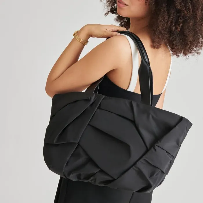 Dolce Vita Tammy Tote Black Nylon Women Handbags