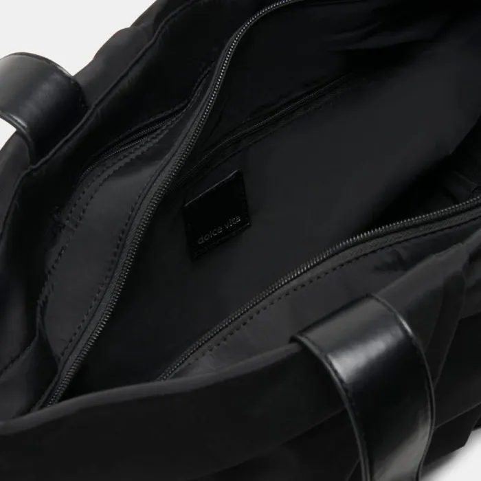 Dolce Vita Tammy Tote Black Nylon Women Handbags