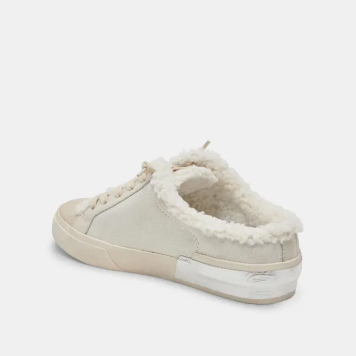Dolce Vita Zantel Sneakers Off White Crackled Leather Women Sneakers