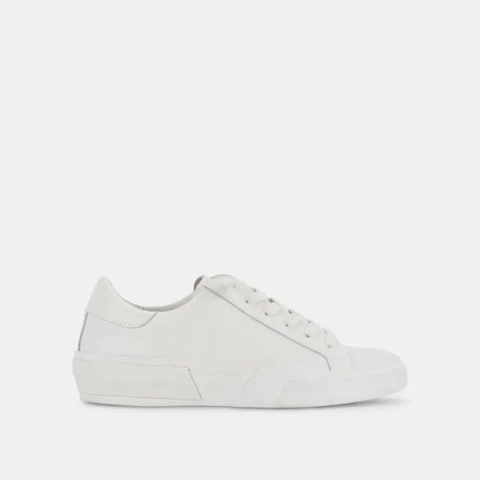 Dolce Vita Zina 360 Sneakers White Recycled Leather Women Sneakers