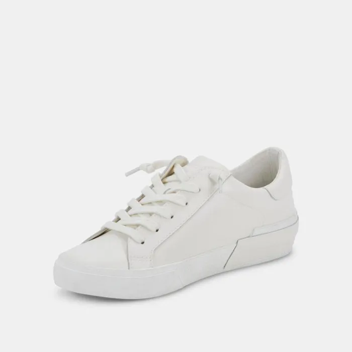 Dolce Vita Zina 360 Sneakers White Recycled Leather Women Sneakers