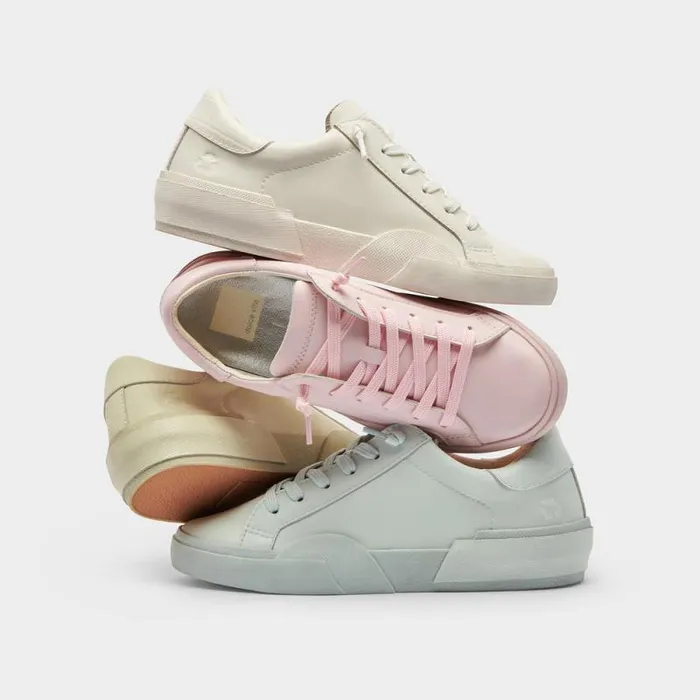 Dolce Vita Zina 360 Sneakers White Recycled Leather Women Sneakers