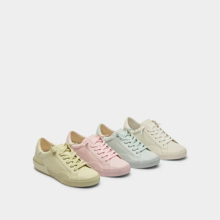 Dolce Vita Zina 360 Sneakers White Recycled Leather Women Sneakers