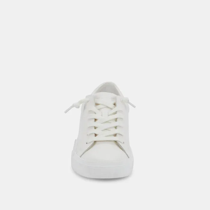 Dolce Vita Zina 360 Sneakers White Recycled Leather Women Sneakers