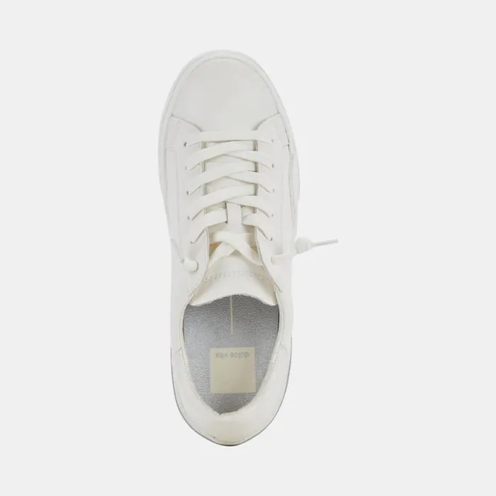 Dolce Vita Zina 360 Sneakers White Recycled Leather Women Sneakers