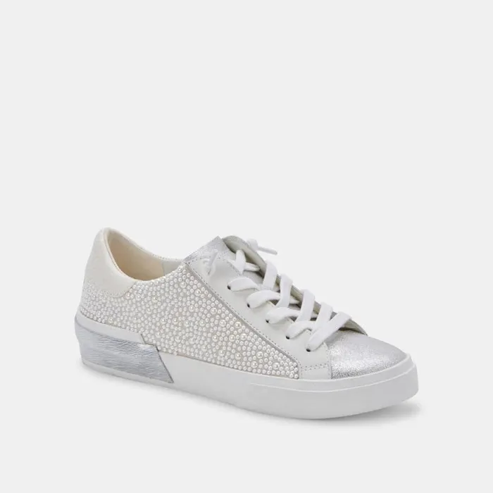 Dolce Vita Zina Pearl Wide Sneakers Vanilla Pearls Women Sneakers