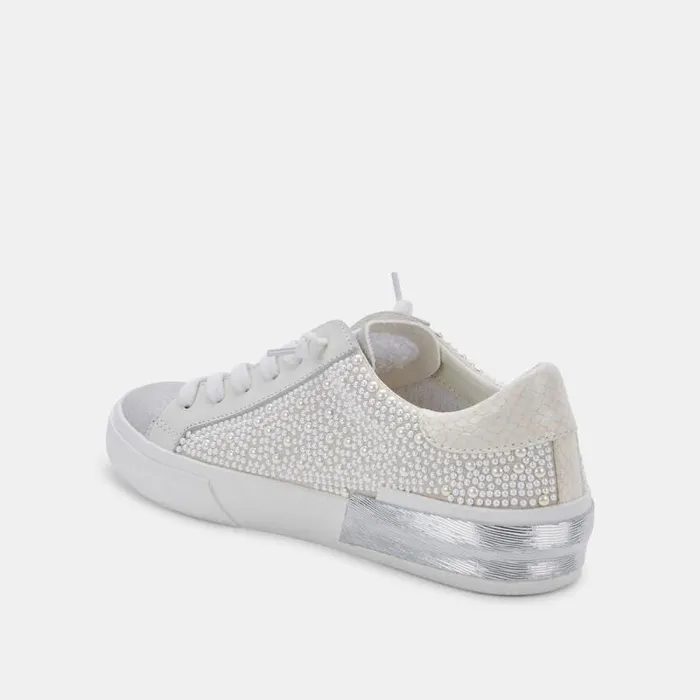 Dolce Vita Zina Pearl Wide Sneakers Vanilla Pearls Women Sneakers