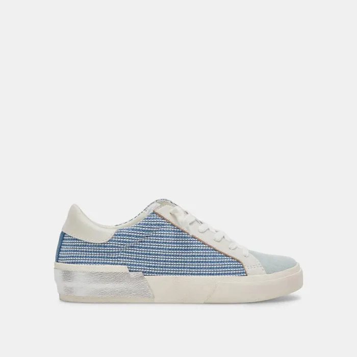Dolce Vita Zina Sneakers Blue Multi Denim Women Sneakers