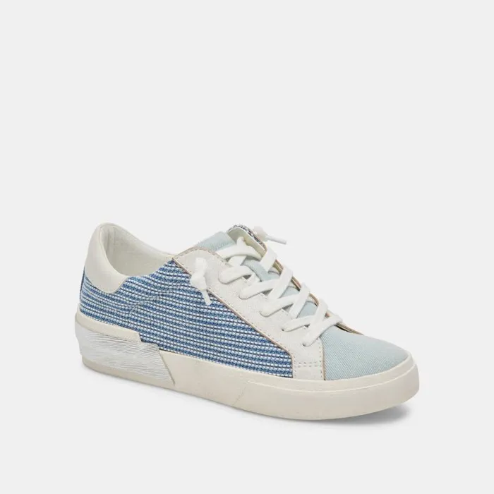 Dolce Vita Zina Sneakers Blue Multi Denim Women Sneakers