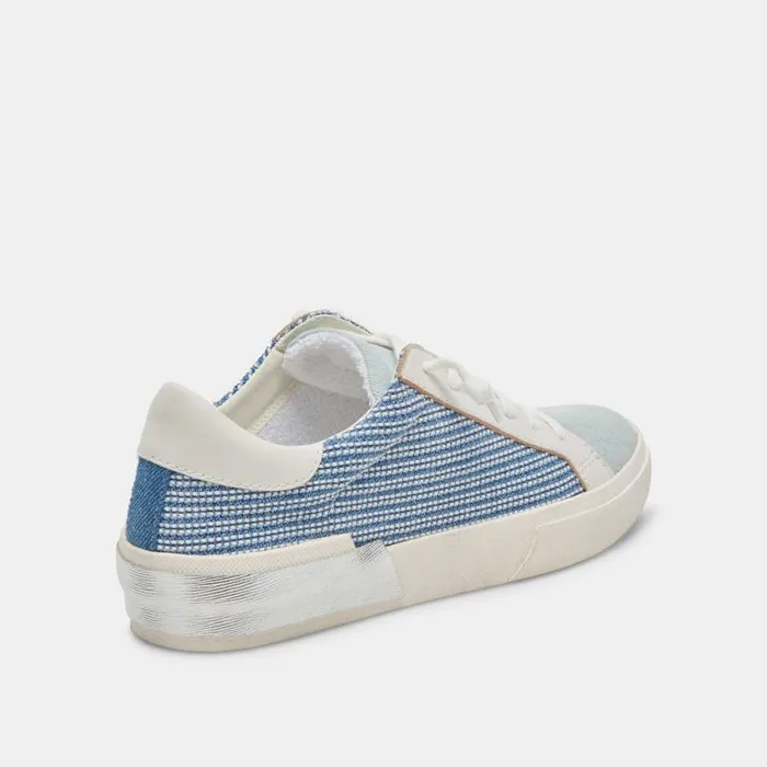 Dolce Vita Zina Sneakers Blue Multi Denim Women Sneakers