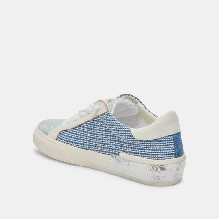 Dolce Vita Zina Sneakers Blue Multi Denim Women Sneakers