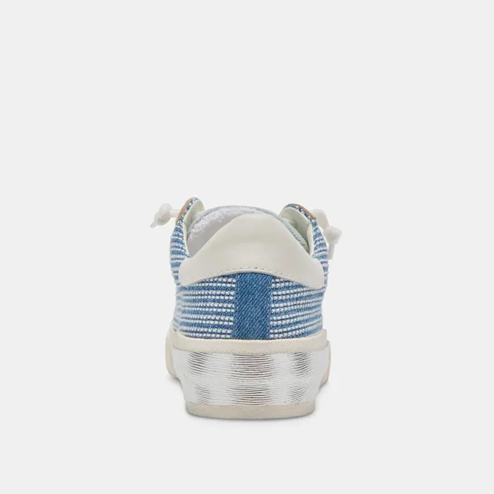 Dolce Vita Zina Sneakers Blue Multi Denim Women Sneakers