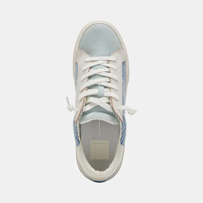 Dolce Vita Zina Sneakers Blue Multi Denim Women Sneakers