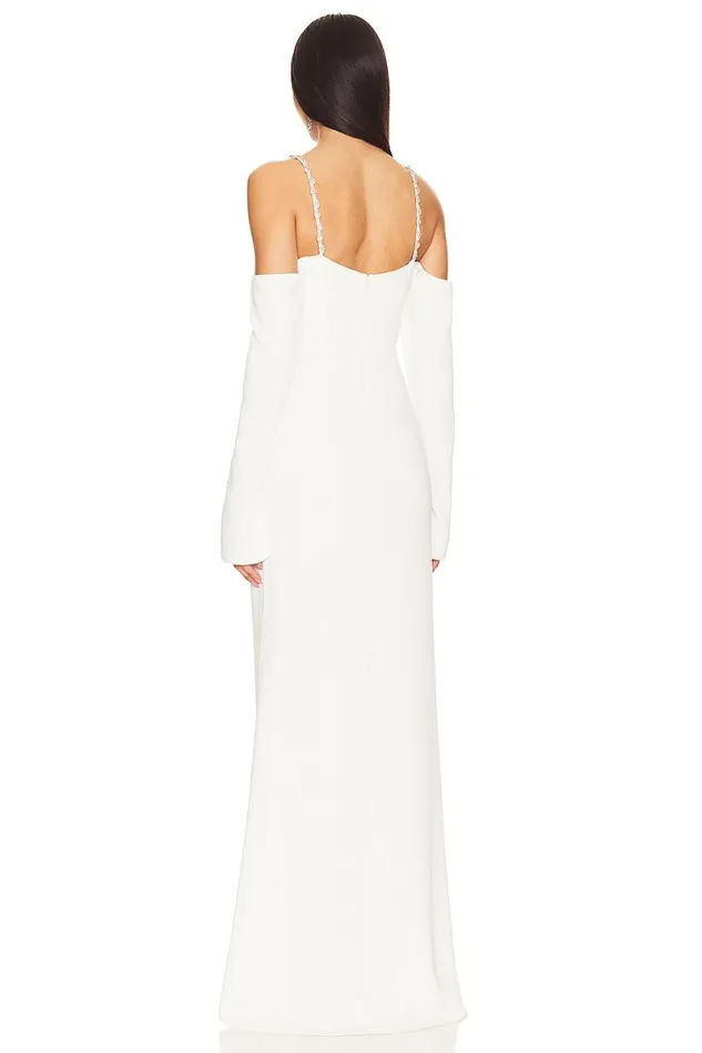 Dominique Off The Shoulder Gown Snow White Women Lovers and Friends Dresses