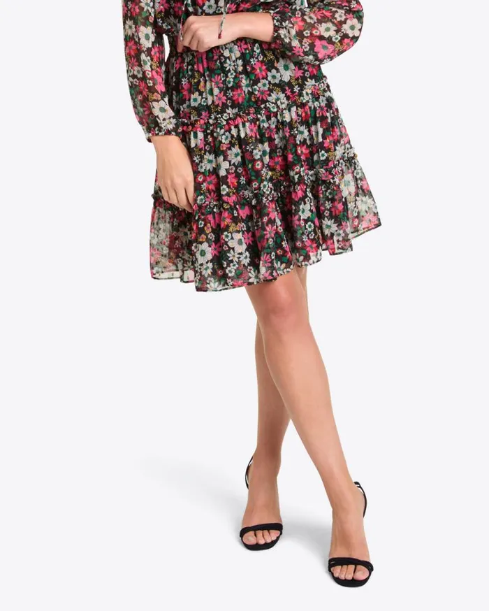 Draper James Bottoms and Skirts Women Tiered Ruffle Skirt In Amaryllis Fil Coupe Draper James Bottoms and Skirts Women Tiered Ruffle Skirt In Amaryllis Fil Coupe