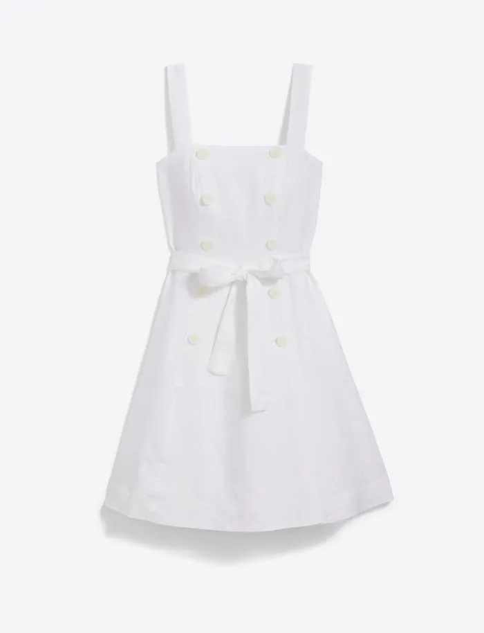Draper James Extended Sizes Women Kylie Love Circle Mini Dress In Linen