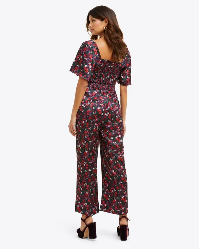 Draper James Extended Sizes Women Maren Jumpsuit In Scarlet Floral