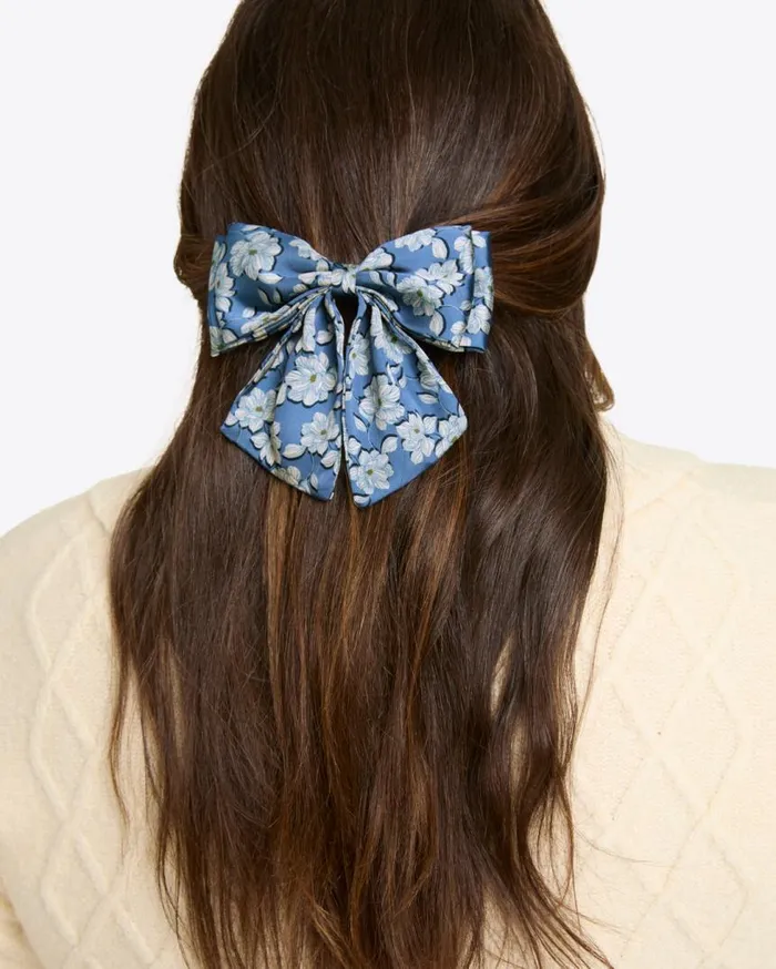 Draper James Hats and Hair Women Bow Clip In Magnolia Shadows