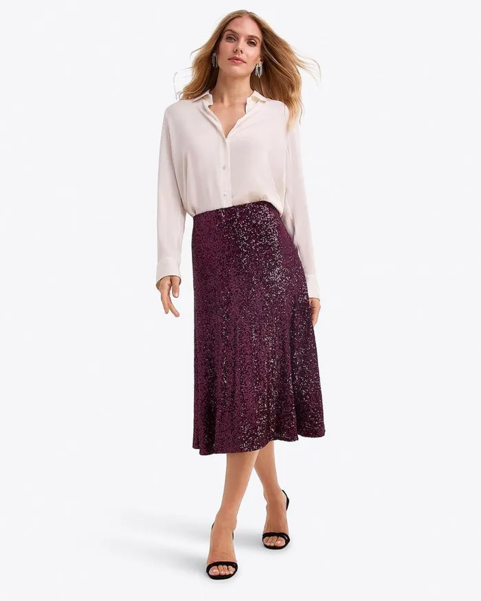 Draper James Jewelry Women Midi Skirt In Sequins