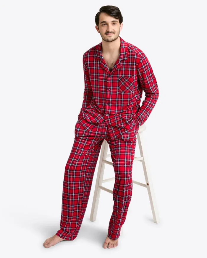 Draper James Lounge and Pajamas Women Men039s LongSleeve Pajama Set In Angie Plaid Draper James Lounge and Pajamas Women Men039s LongSleeve Pajama Set In Angie Plaid