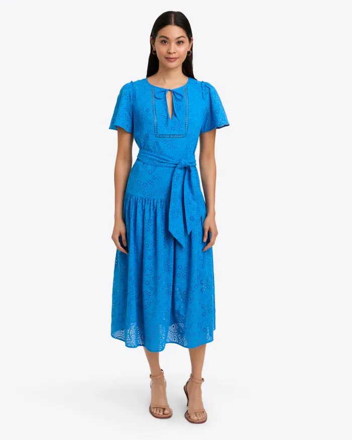 Draper James Midi and Maxi Women Mia Midi Dress In Eyelet