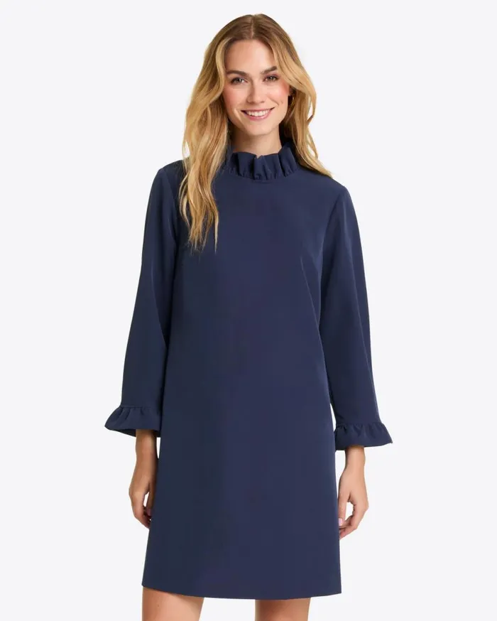 Draper James Mini Women Lindsay Shift Mini Dress In Crepe