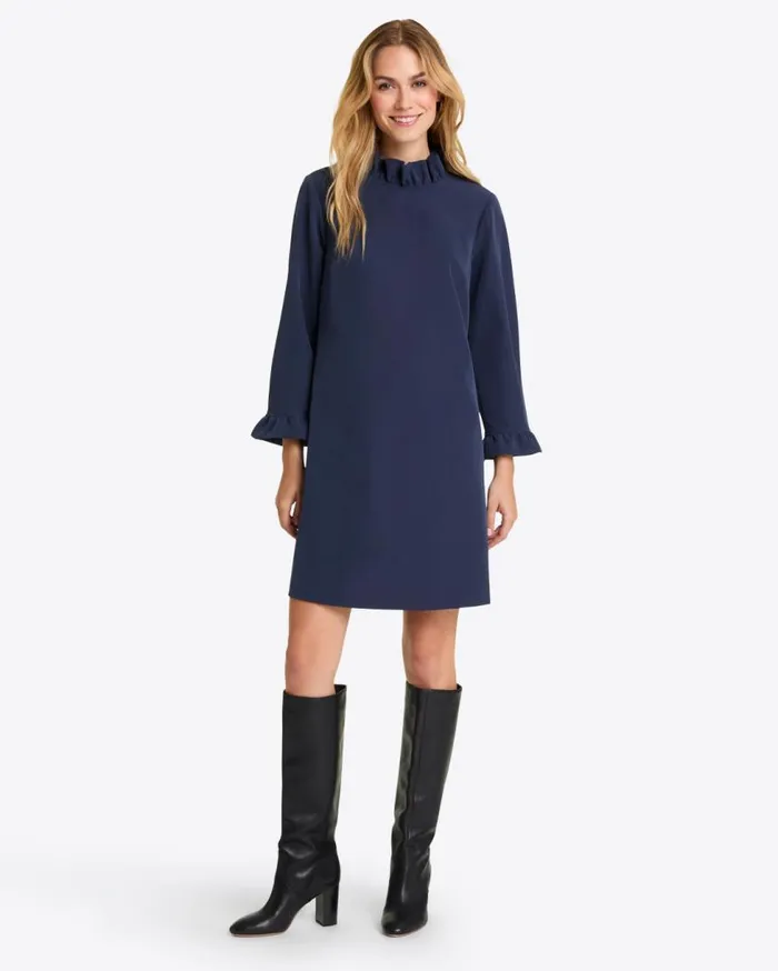 Draper James Mini Women Lindsay Shift Mini Dress In Crepe