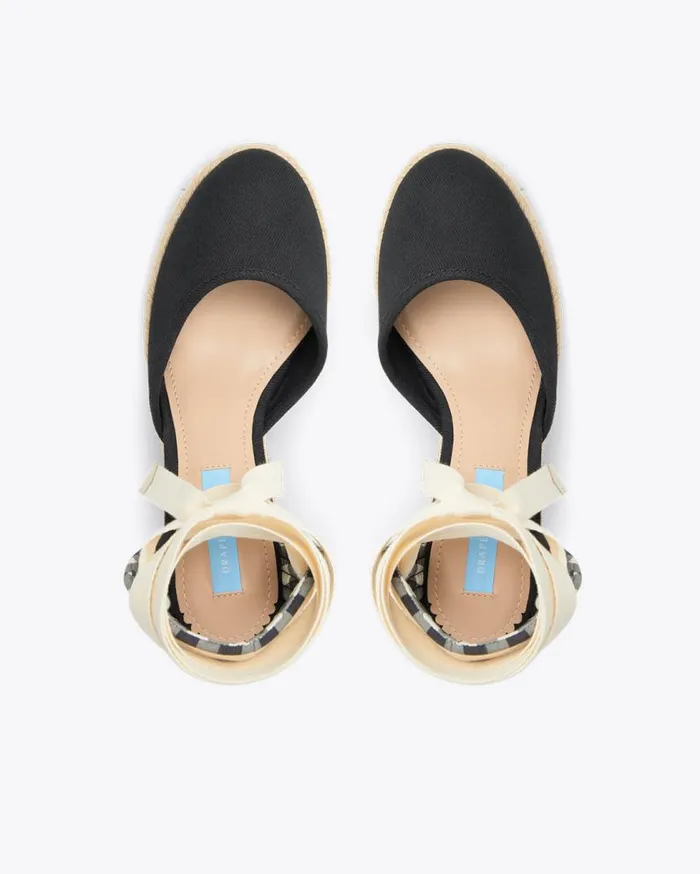 Draper James Shoes Women Olivia Espadrille Wedges In Black