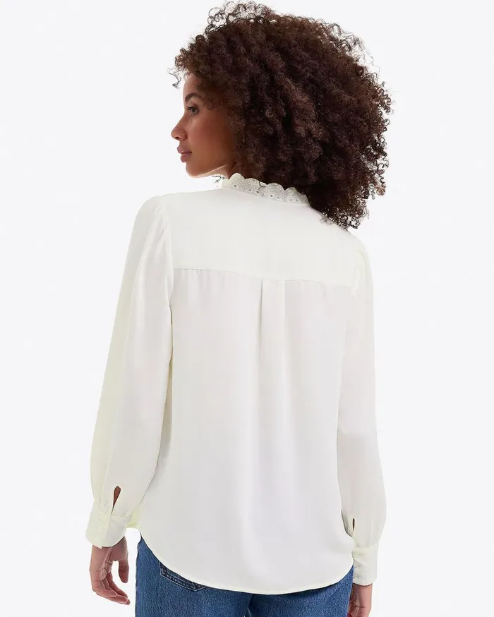 Draper James Sport Women Covered Placket Button Down