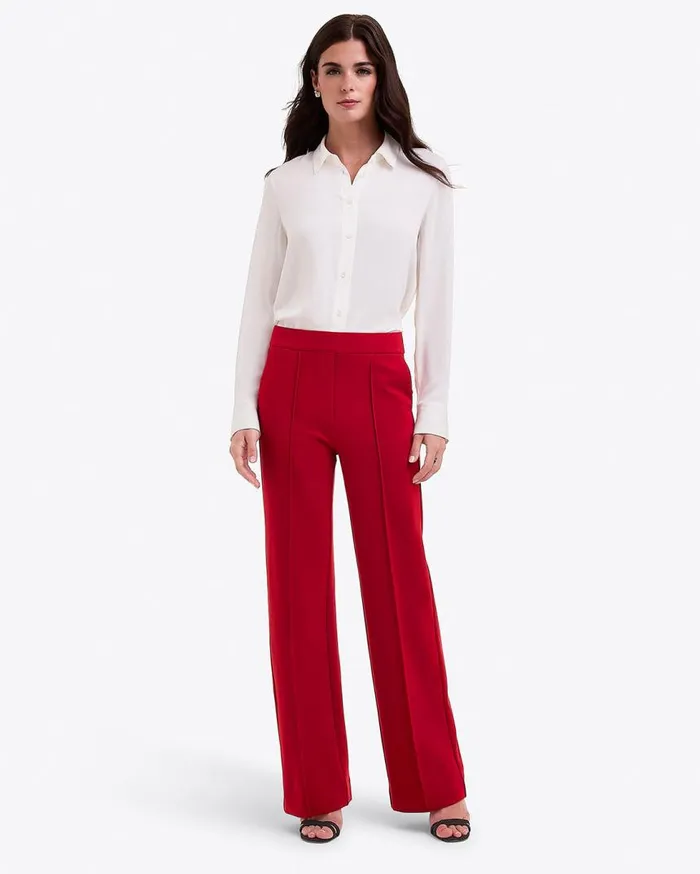Draper James Sport Women Flare Pants In Ponte