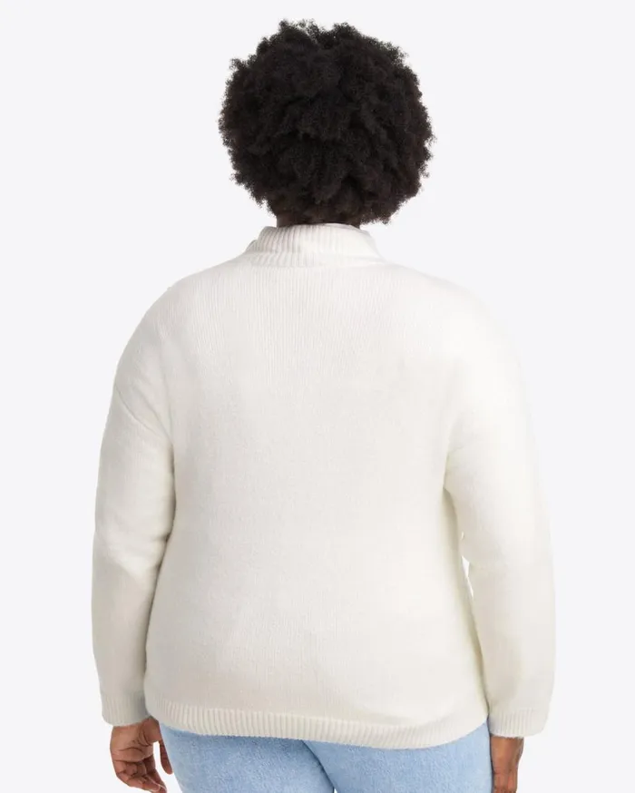Draper James Sweaters Women Cableknit Turtleneck Sweater In Magnolia White