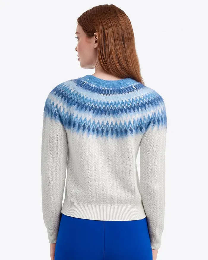 Draper James Sweaters Women Fairisle Crewneck Sweater
