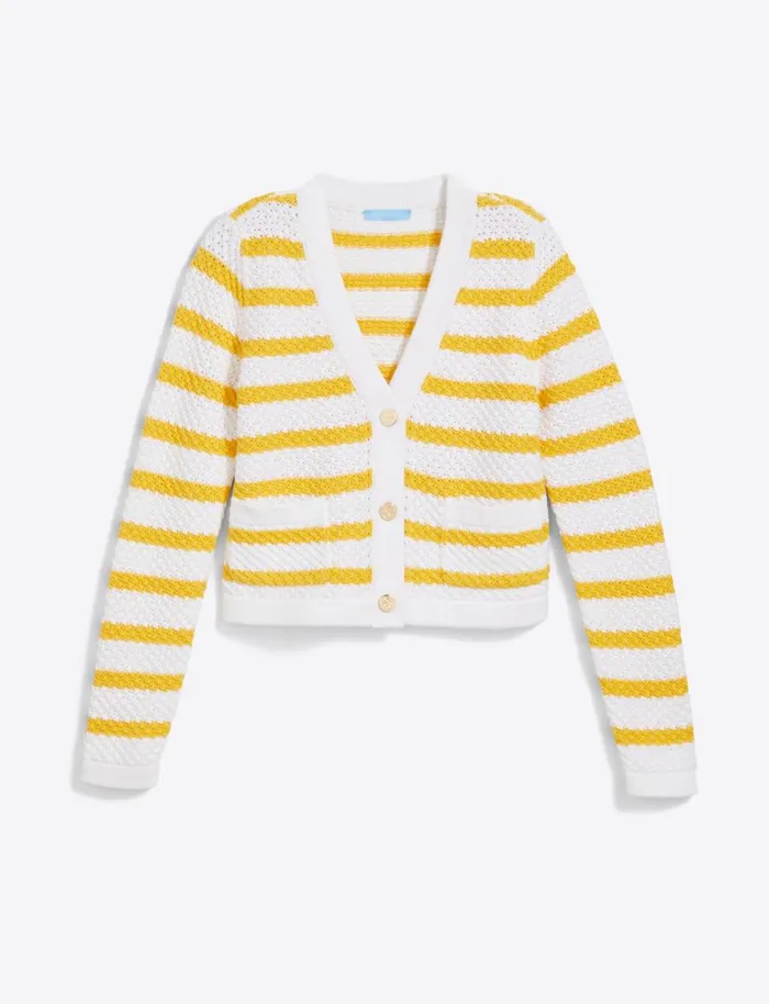 Draper James Sweaters Women Rita VNeck Cardigan In Cotton