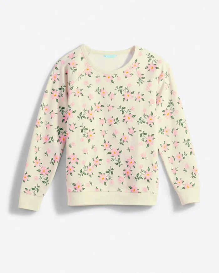 Draper James Tops Women Natalie Sweatshirt In Magnolia