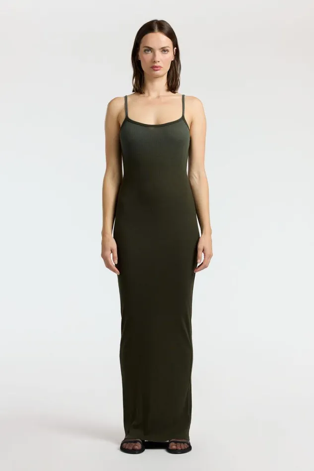 Dresses Skirts Women COTTON CITIZEN Verona Spaghetti Maxi Dress Alpine Cast