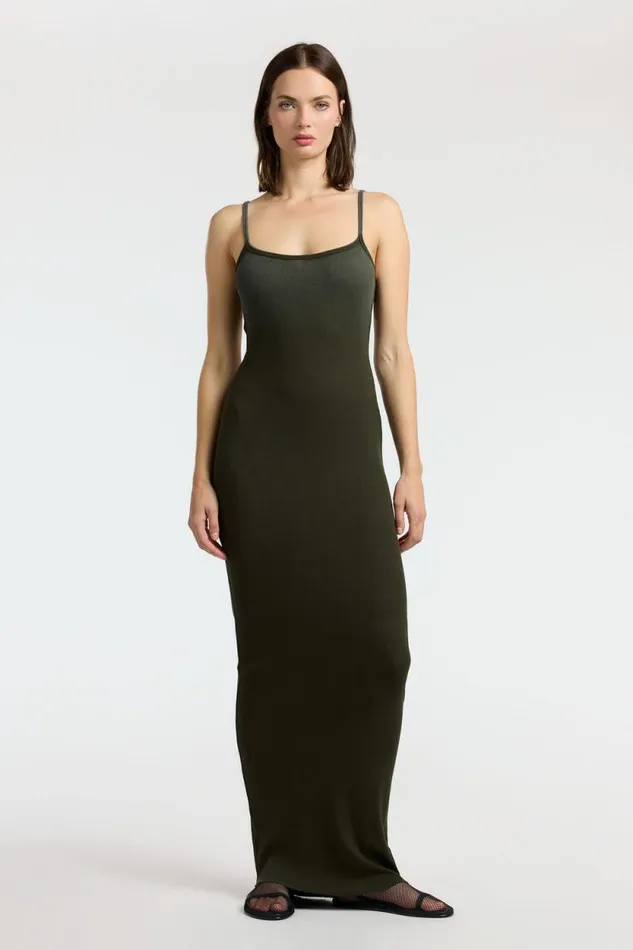 Dresses Skirts Women COTTON CITIZEN Verona Spaghetti Maxi Dress Alpine Cast Dresses Skirts Women COTTON CITIZEN Verona Spaghetti Maxi Dress Alpine Cast