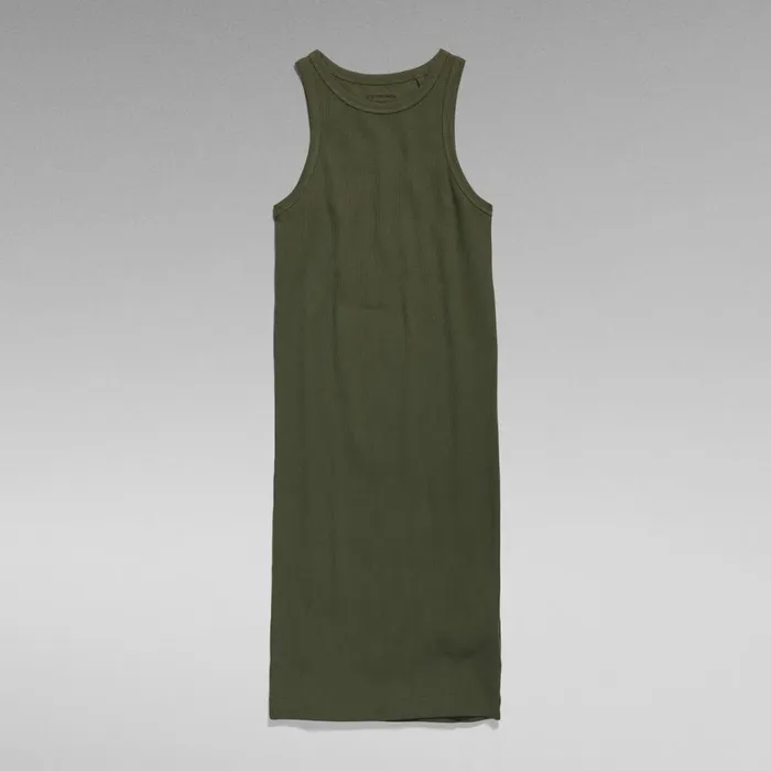 Dresses Women GStar RAW Tank Dress Slim Shadow Olive