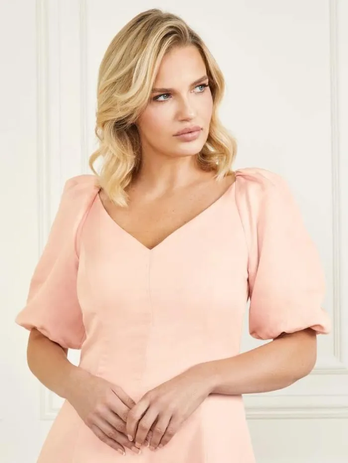 Dresses Women Marciano Eco Calla Dress Hacienda Rose Dresses Women Marciano Eco Calla Dress Hacienda Rose
