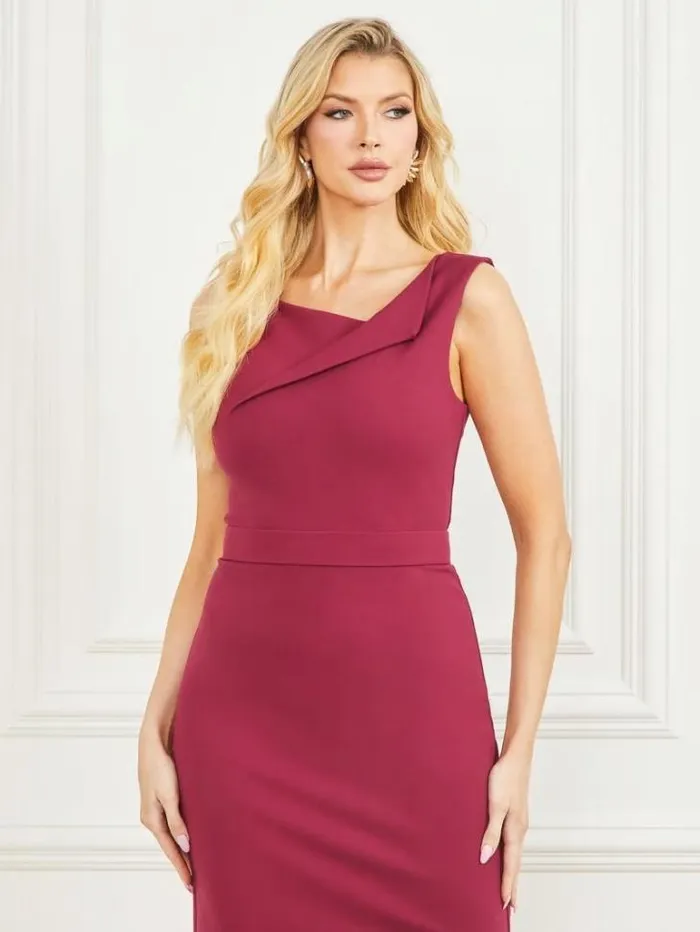 Dresses Women Marciano Eilish Pencil Dress Purple Petal Dresses Women Marciano Eilish Pencil Dress Purple Petal