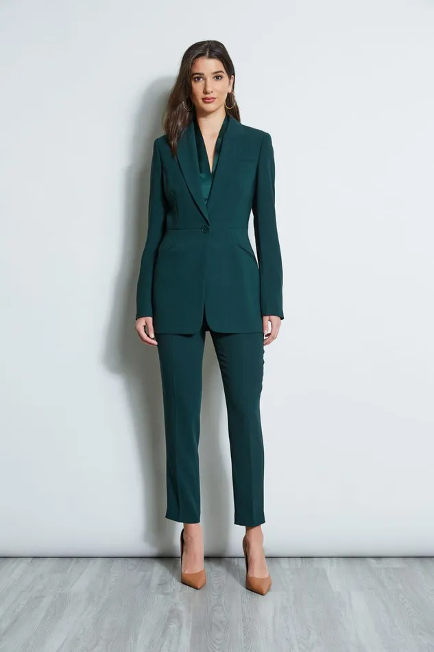 Elie Tahari Jackets and Blazers Single Button Blazer Jadite 8211 Women