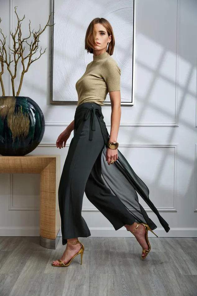 Elie Tahari Pants Overlay Pant Camouflage 8211 Women