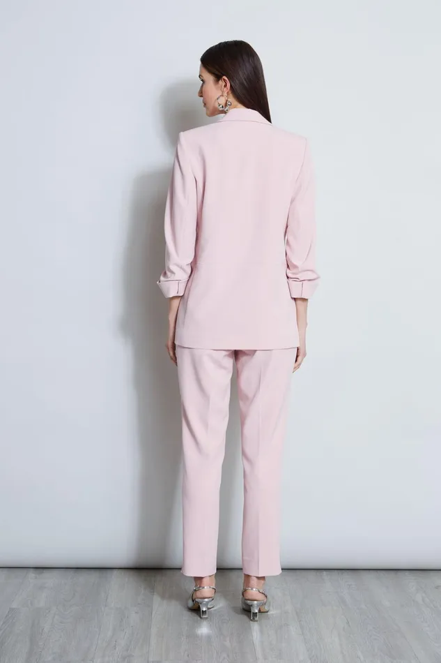 Elie Tahari Suiting Ruched Sleeve Blazer Muse 8211 Women