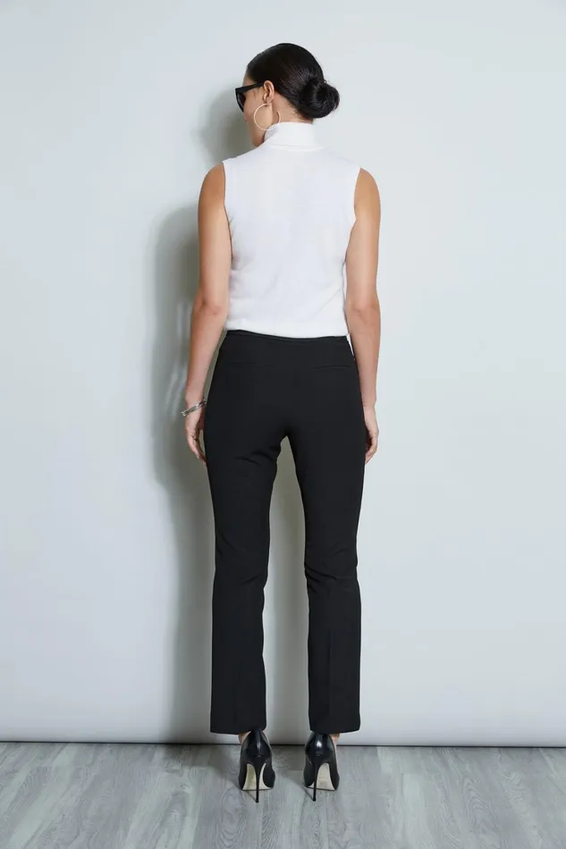 Elie Tahari Suiting Straight Leg Pant Noir 8211 Women